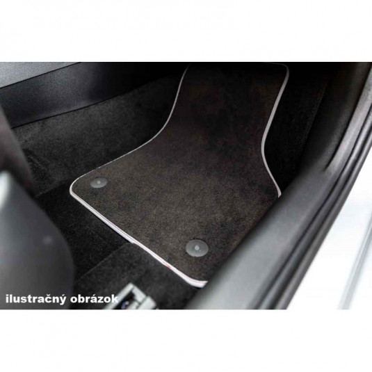 Výpredaj- HONDA Civic 5dverové (od 2012) textilné super- červená koženka