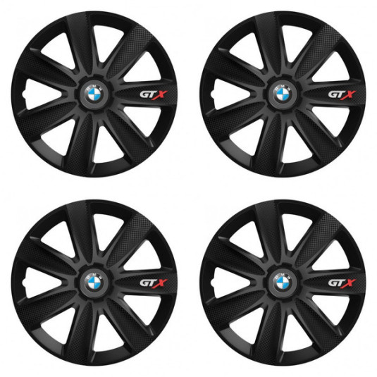 Puklice pre BMW 14 GTX CARBON black