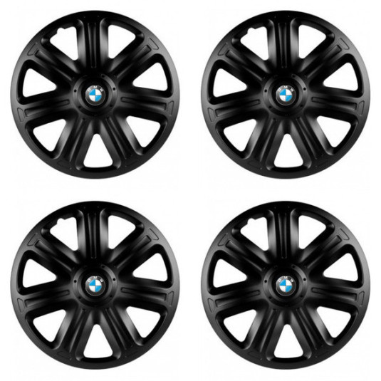 Puklice pre BMW 15 COMFORT BLACK