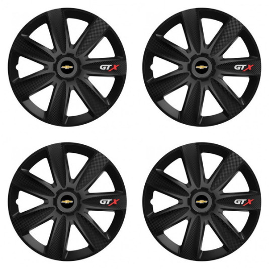 Puklice pre Chevrolet 15 GTX CARBON black
