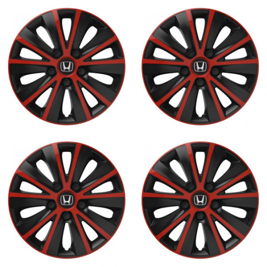 Puklice pre Honda 16 RAPIDE red and black