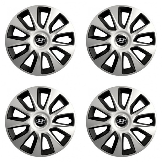 Puklice pre Hyundai 16 STRATOS double colour