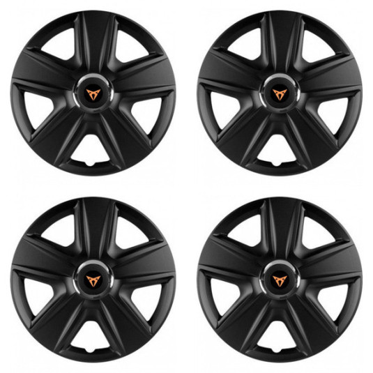 Puklice pre Cupra 16 ESPRIT RC BLACK