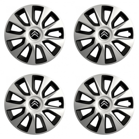 Puklice pre Citroen 14 STRATOS double colour