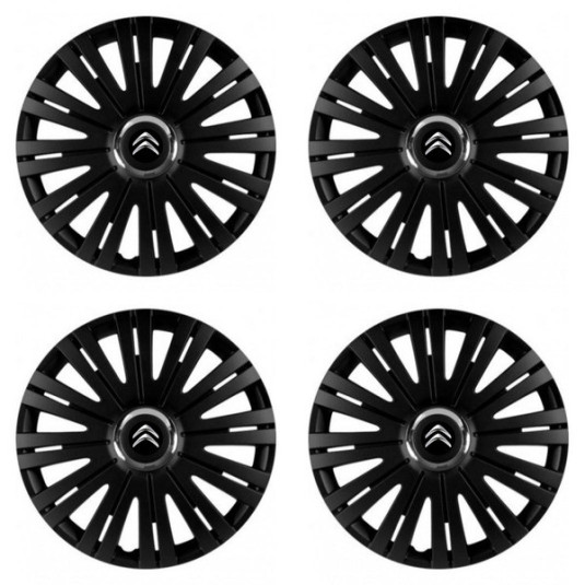 Puklice pre Citroen 14 ACTIVE RC BLACK