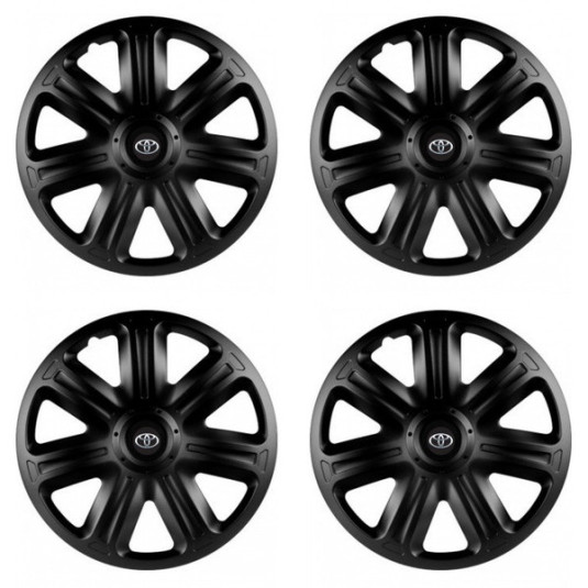 Puklice pre Toyota 15 COMFORT BLACK