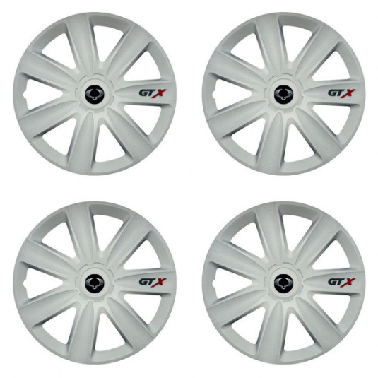 Puklice pre Sangyong 16 GTX carbon white