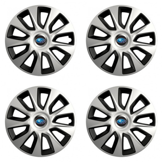 Puklice pre Subaru 15 STRATOS double colour - výpredaj