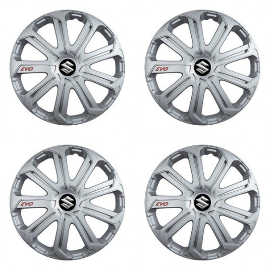 Puklice pre Suzuki 16 Evo silver