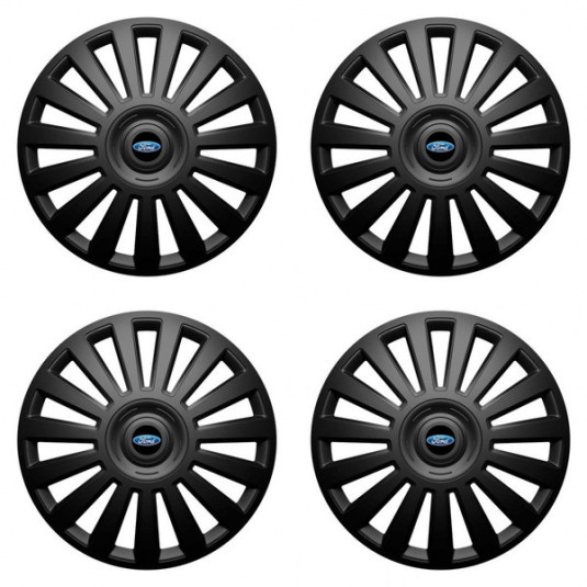 Puklice pre Ford 15 Luxury black