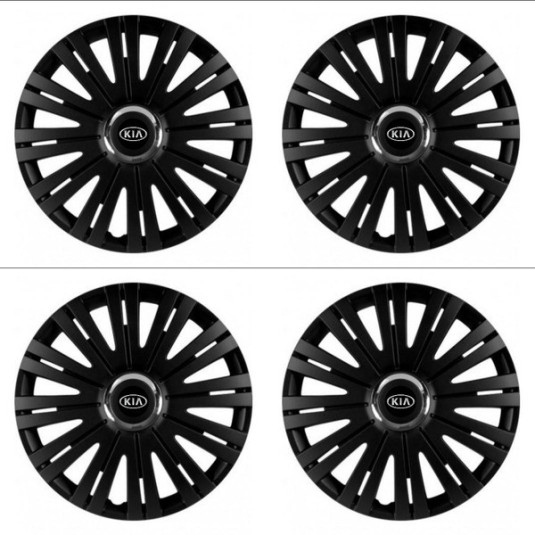 Puklice pre Kia (staršie logo) 16 ACTIVE RC BLACK