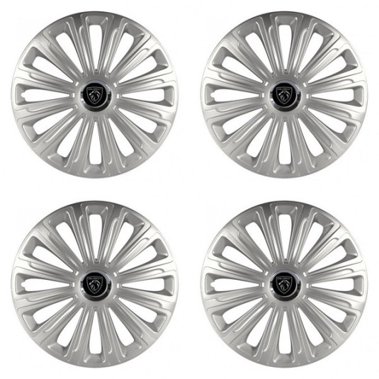 Puklice pre Peugeot (nové logo) 16 TREND RC