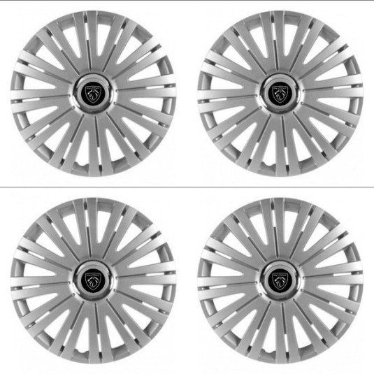 Puklice pre Peugeot (nové logo) 16 ACTIVE RC