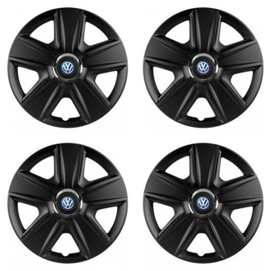 Puklice pre VW (modré) 16 ESPRIT RC BLACK