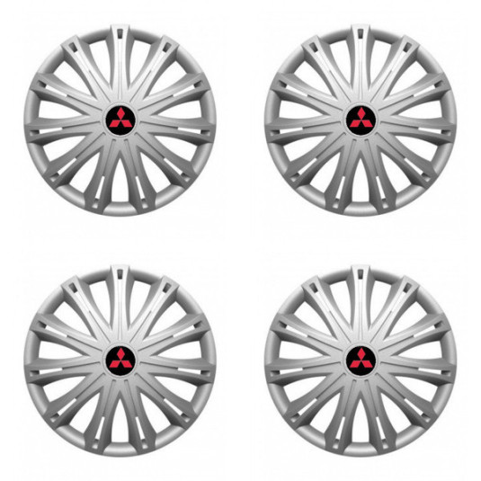 Puklice pre Mitsubishi (červené) 17 SPARK