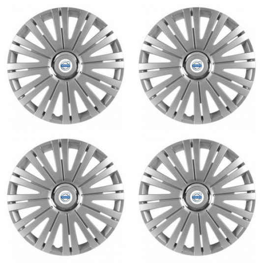 Puklice pre Volvo (biele) 14 ACTIVE RC