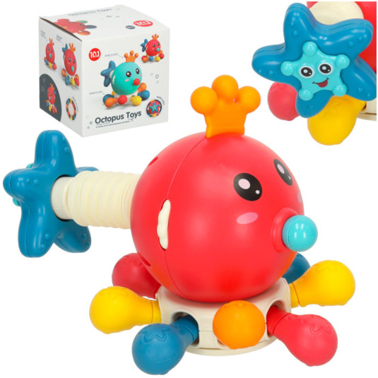 Montessori senzorická hračka pre bábätká Chobotnica