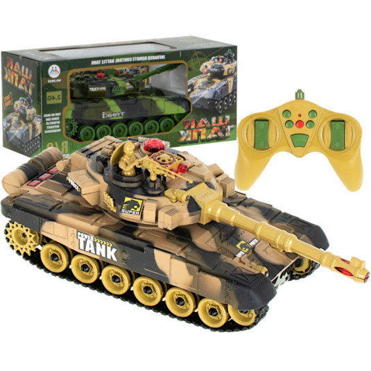 RC vojnový tank 9993 2,4 GHz púštny tank