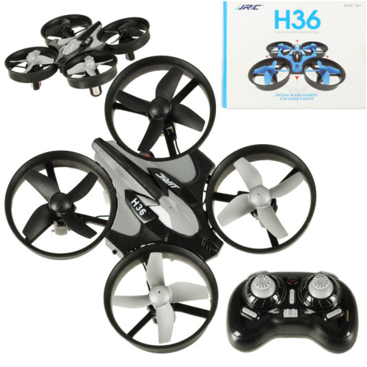 Mini dron RC JJRC H36 2.4GHz 4CH 6 AXIS – čierny