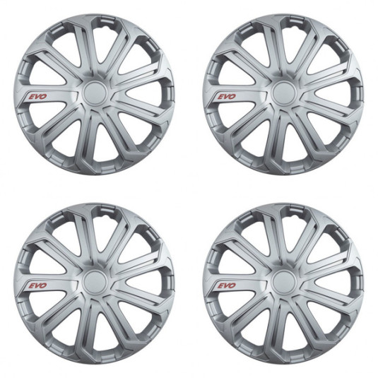 Puklice pre Škoda Evo silver 16