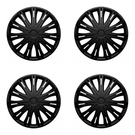 Puklice pre Škoda 16 SPARK BLACK
