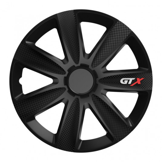 Puklice pre Škoda 14 GTX CARBON black