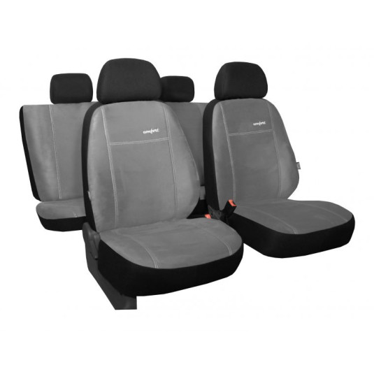 Poťahy pre CITROËN BERLINGO II (2008-2018) Comfort (Alcantara) svetlo sivá