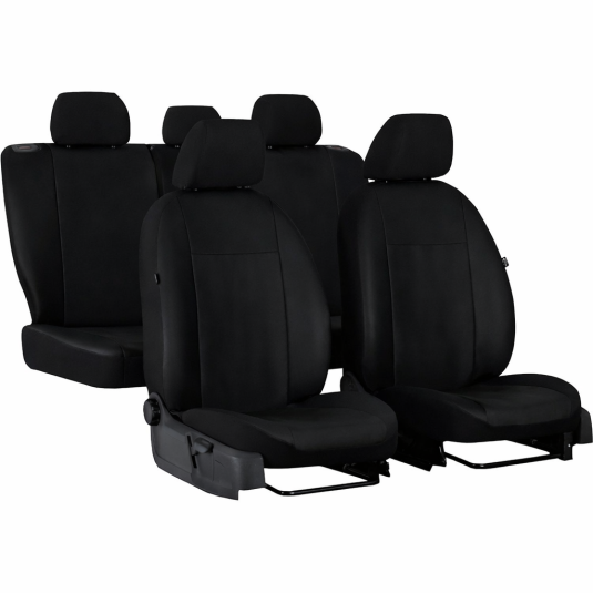 Autopoťahy UNICO čierne (Alcantara-koža)