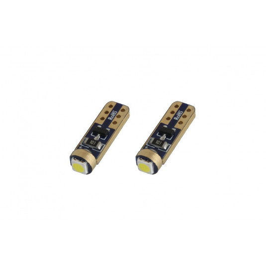 Žiarovky LED STANDARD T5 1xSMD 3030 12V High Power (2ks)