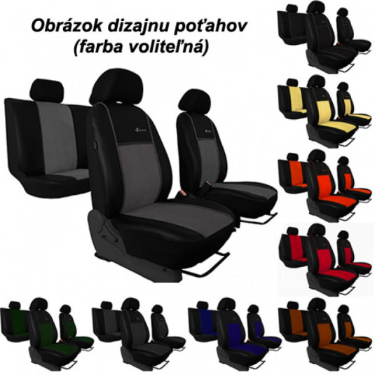 Poťahy pre AUDI A3 8P (2003-2012) Exclusive Alcantara (Alcantara-koža)