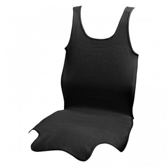 Poťah sedadla TRIKO SOFT predný 1ks čierny