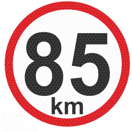 Samolepka reflexná veľká - 85km