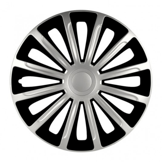 Puklice 15 TREND silver and black