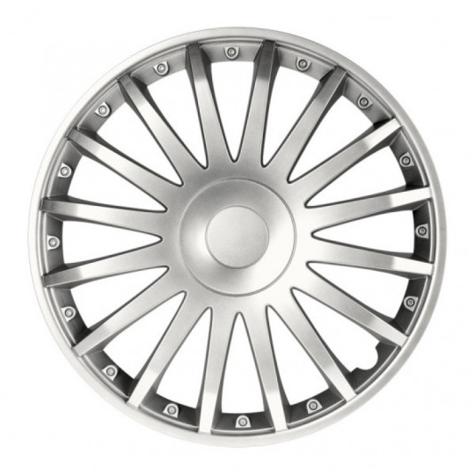Puklice 16 CRYSTAL silver