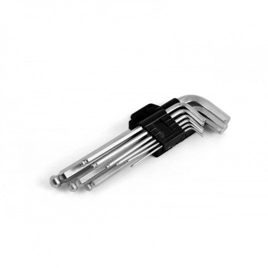 Kľúče IMBUS krátke 125mm 9 ks