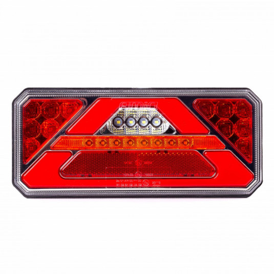 Svetlo zadné združené LED dynamické ĽAVÉ RCL-02-L