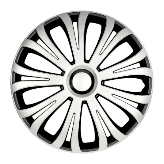 Puklice AVERA silver&black 14 ARGO