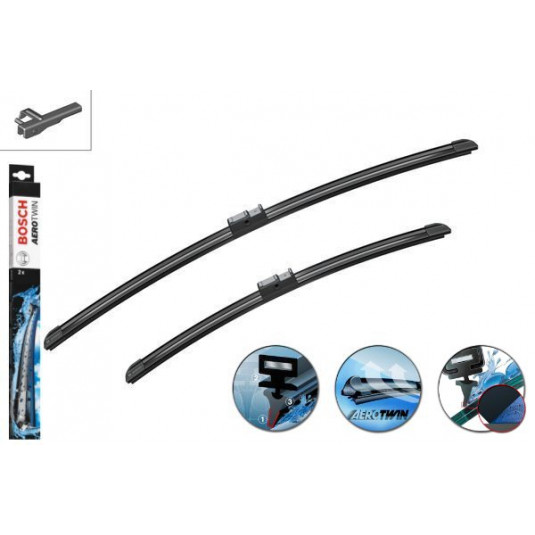 Stierače Bosch Aerotwin sada pre VOLKSWAGEN Caddy [2K] (02.04-10.06) 600/450 mm
