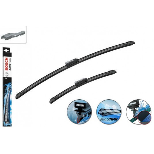 Stierače Bosch Aerotwin sada pre FORD Ka II [08] (11.10-05.16) 600/340mm