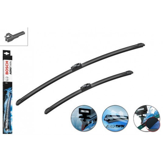 Stierače Bosch Aerotwin sada pre BMW Serie 5 GT [F07] (09.09-17.) 650/450mm