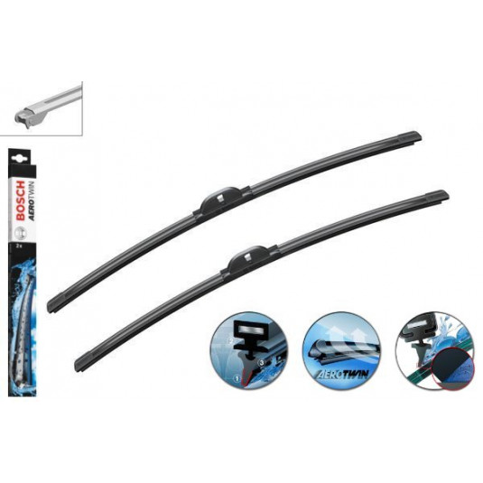 Stierače Bosch Aerotwin sada pre AUDI A8 [4E,D3] (11.02-07.10) 600/600mm