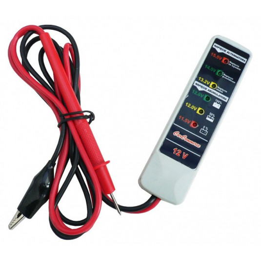 Tester akumulátora a alternátora 12 V