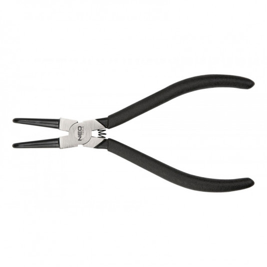 NEO Kliešte na poistné krúžky 240 mm, vnútorné špičky, CrMo, rozsah 40 - 100 mm, priemer špičky 2,5 - 3,0 mm
