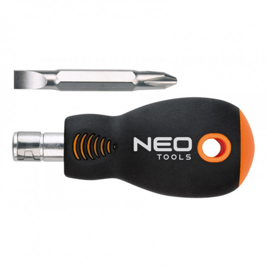 NEO Otáčací skrutkovač s plochou hlavou 6,0 mm x PH2, SvCm