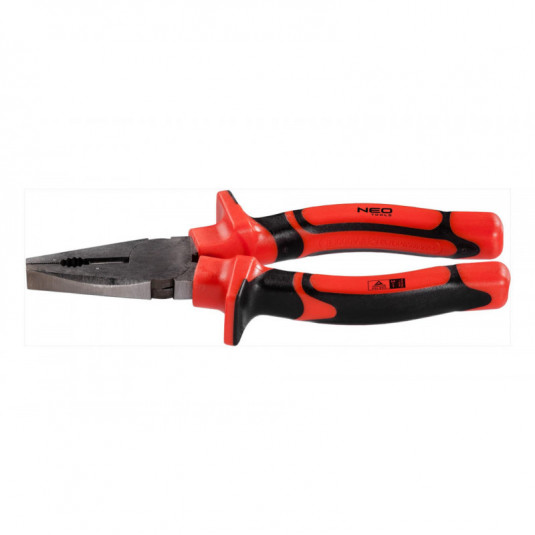 NEO Univerzálne kliešte VDE 160 mm (6 ), crv, leštené