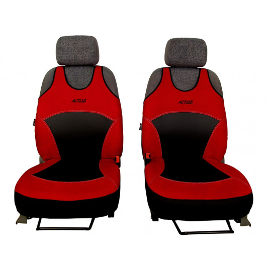 Autotričká Active Sport Alcantara A červené (Alcantara-koža)