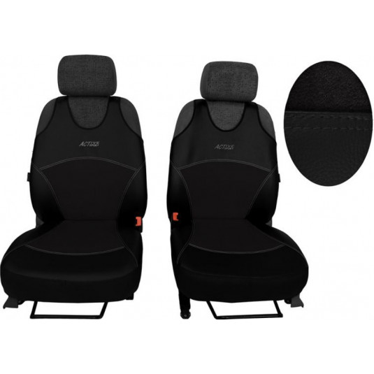 Autotričká Active Alcantara B čierne (Koža-alcantara)