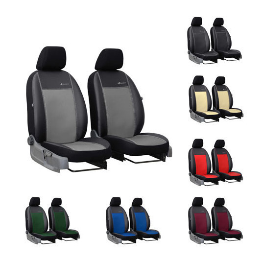 Poťahy pre RENAULT TRAFIC 1+1 I (2001-2014) Exclusive Leather (koža)