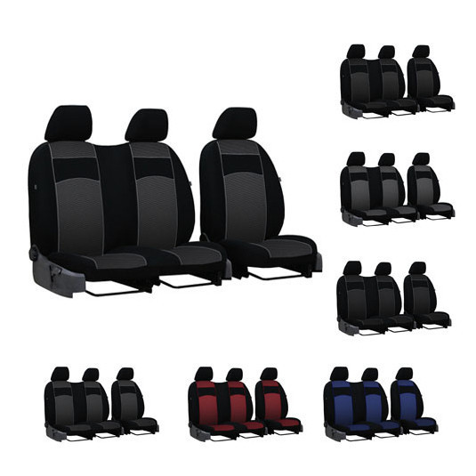 Poťahy pre PEUGEOT EXPERT 2+1 I (1995-2007) VIP-B3 (textil)
